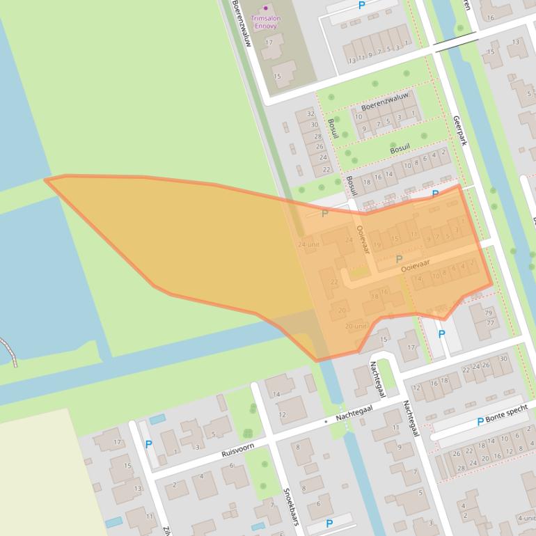 Kaart van postcodegebied 5251MV.