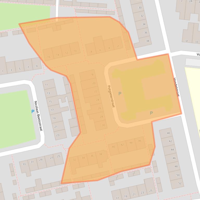 Kaart van postcodegebied 5251NC.