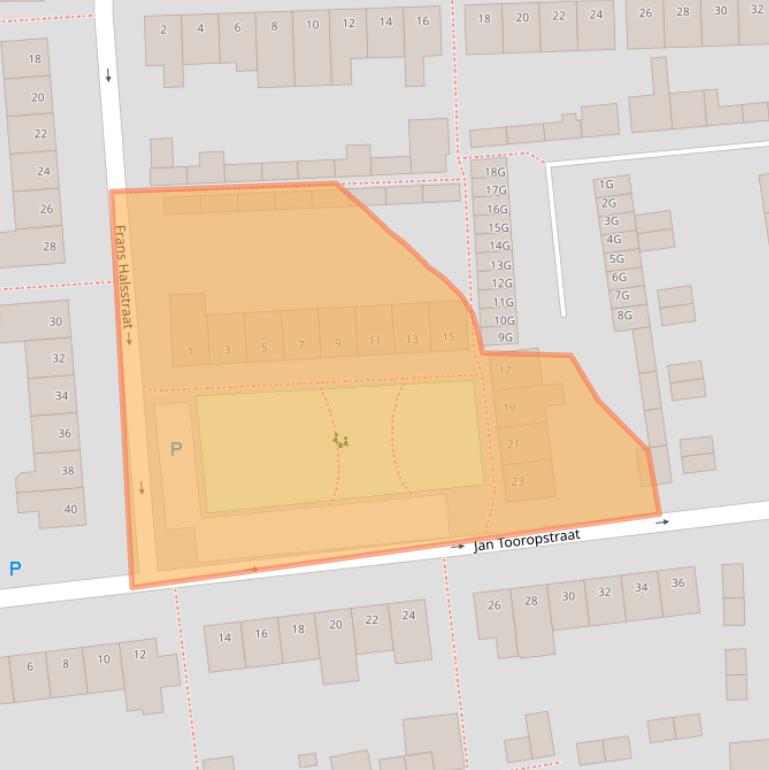 Kaart van postcodegebied 5251NH.