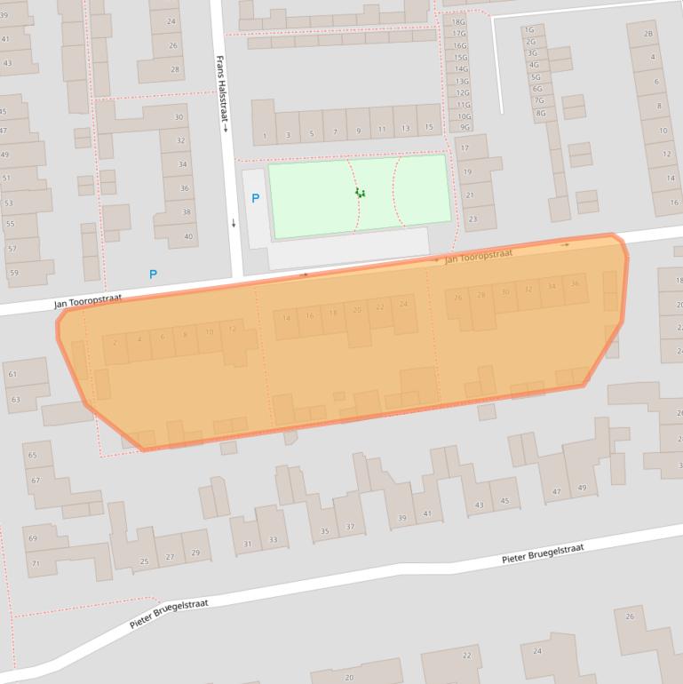 Kaart van postcodegebied 5251NJ.