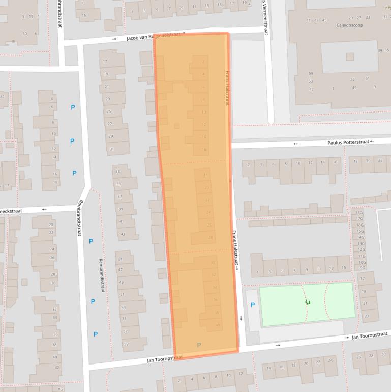Kaart van postcodegebied 5251NL.