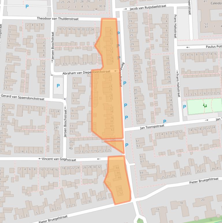 Kaart van postcodegebied 5251PC.