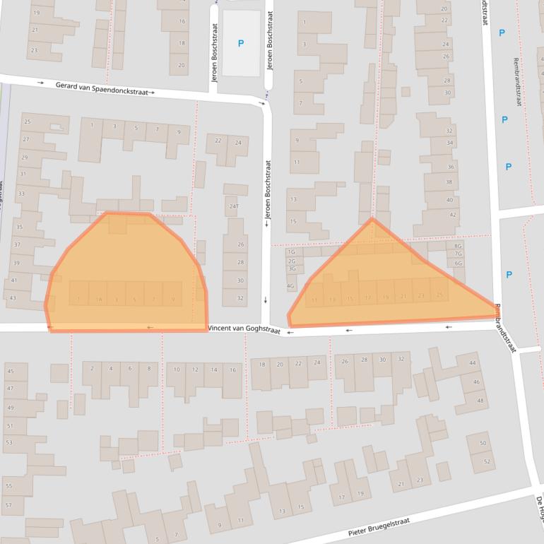 Kaart van postcodegebied 5251PD.