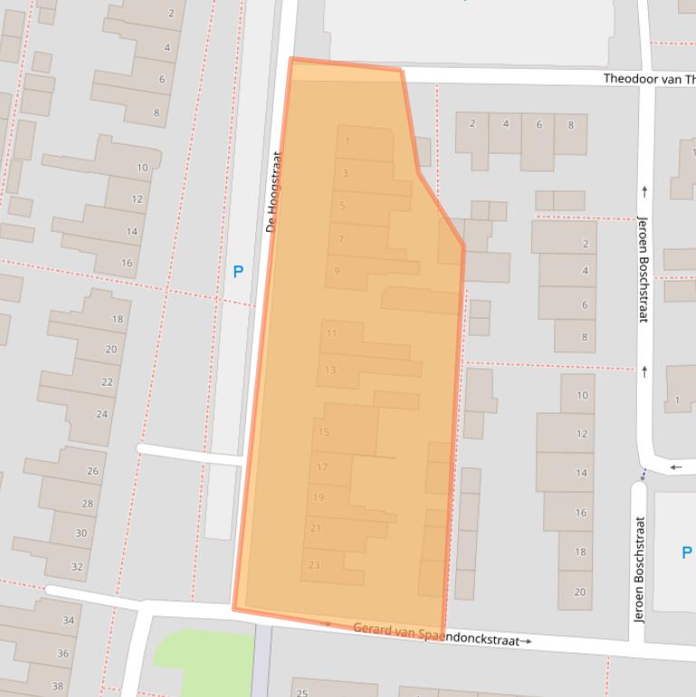 Kaart van postcodegebied 5251PN.