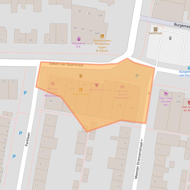 Kaart van postcodegebied 5251PT.