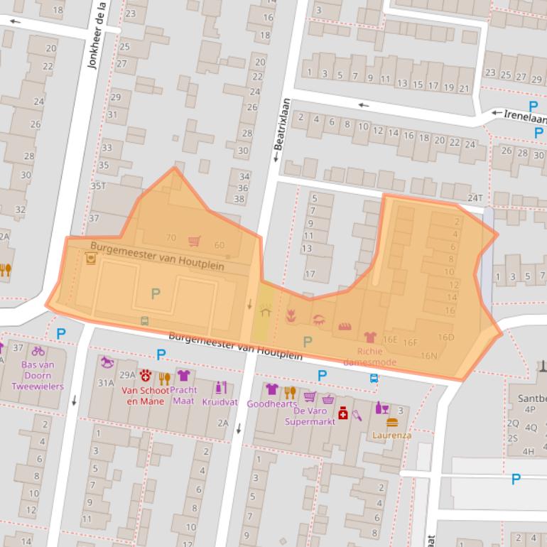 Kaart van postcodegebied 5251PV.