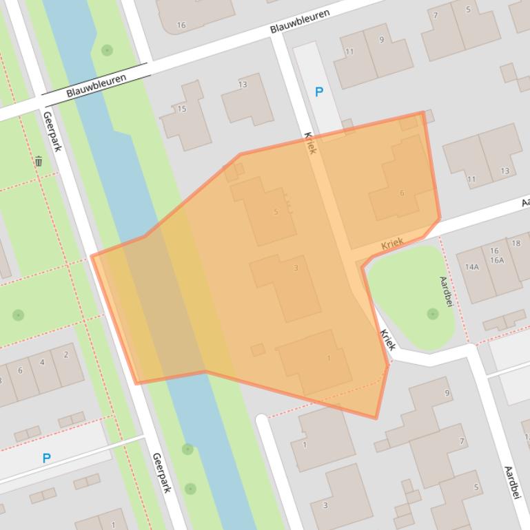 Kaart van postcodegebied 5251RW.