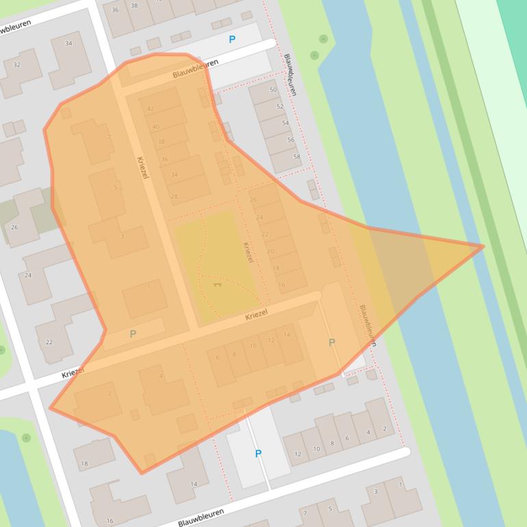 Kaart van postcodegebied 5251RX.