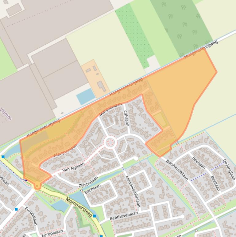 Kaart van postcodegebied 5251SB.