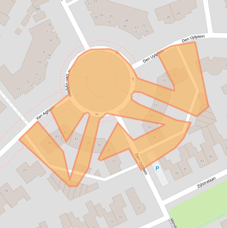 Kaart van postcodegebied 5251ST.