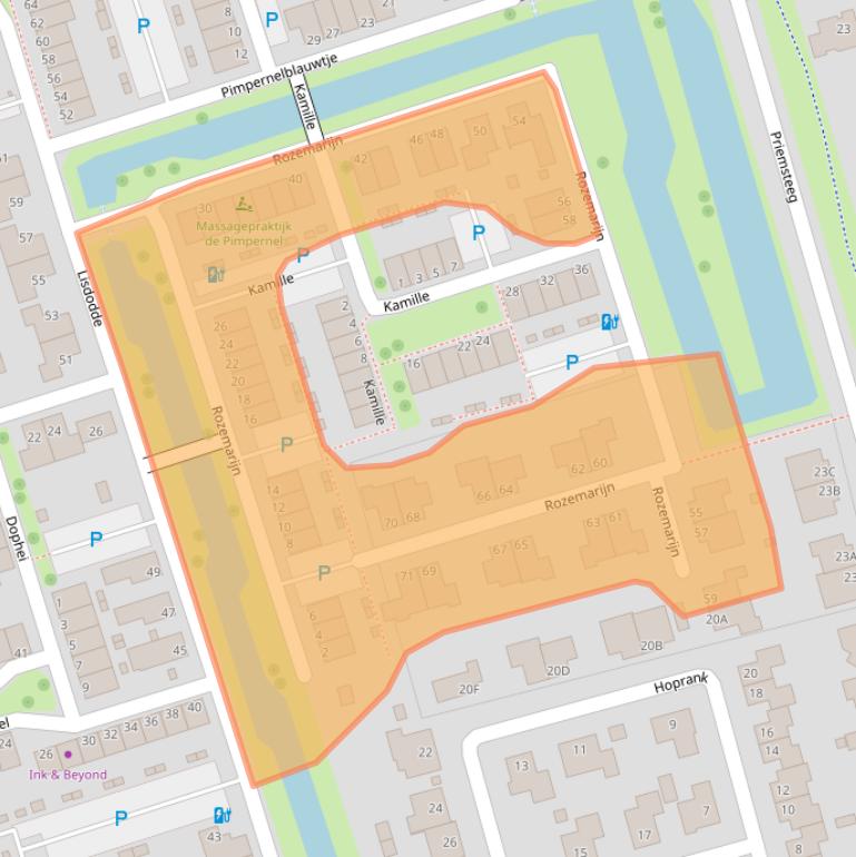 Kaart van postcodegebied 5251SX.