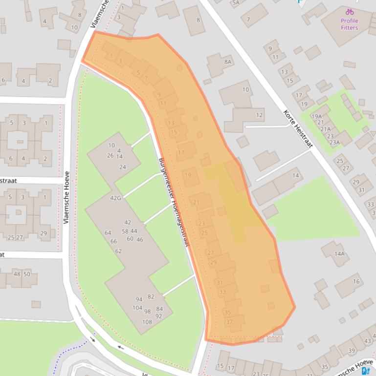 Kaart van postcodegebied 5251TJ.