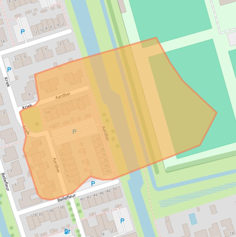 Kaart van postcodegebied 5251TW.