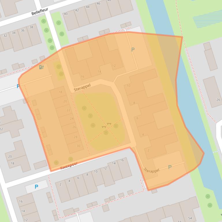Kaart van postcodegebied 5251TX.