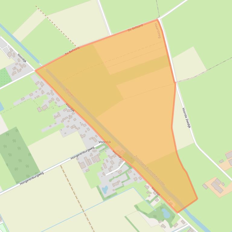 Kaart van postcodegebied 5251VC.