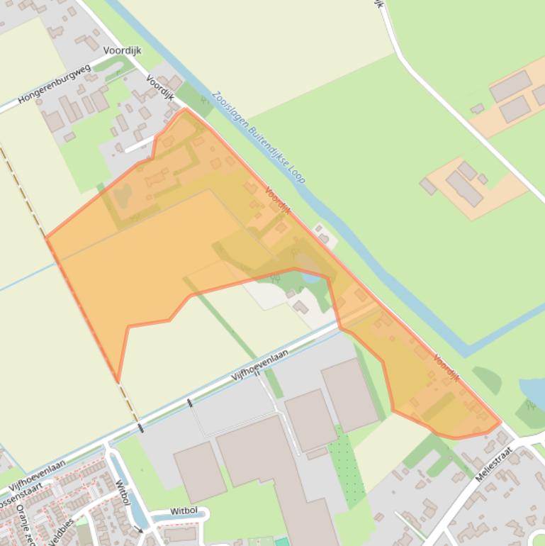 Kaart van postcodegebied 5251VD.