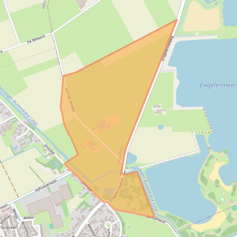 Kaart van postcodegebied 5251VL.