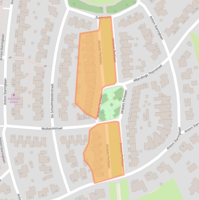 Kaart van postcodegebied 5251WL.