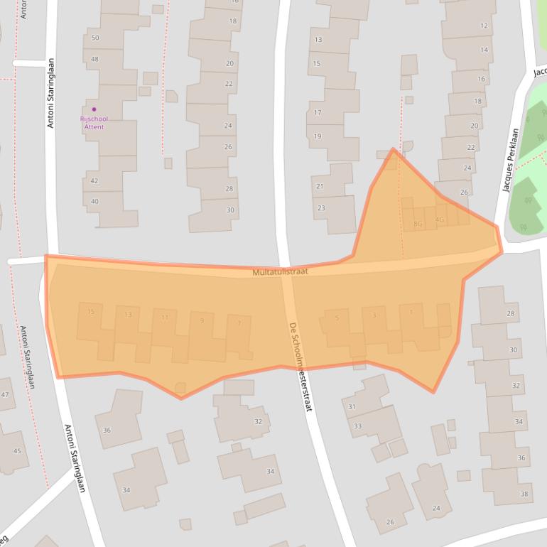 Kaart van postcodegebied 5251WV.