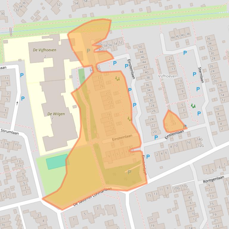 Kaart van postcodegebied 5251XA.