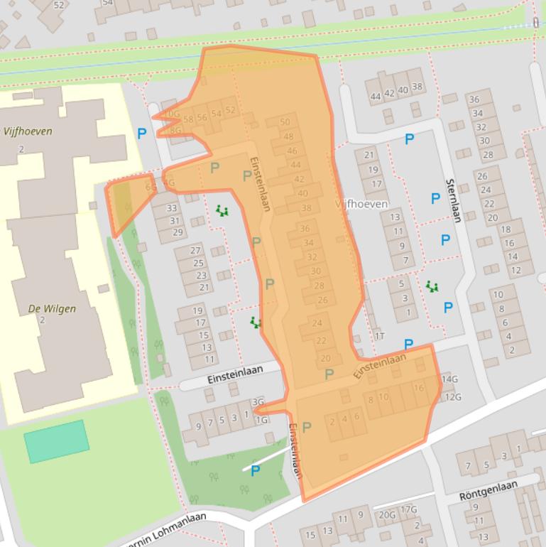 Kaart van postcodegebied 5251XB.