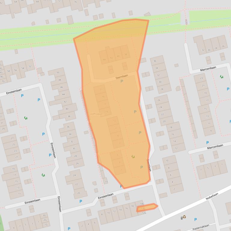 Kaart van postcodegebied 5251XC.
