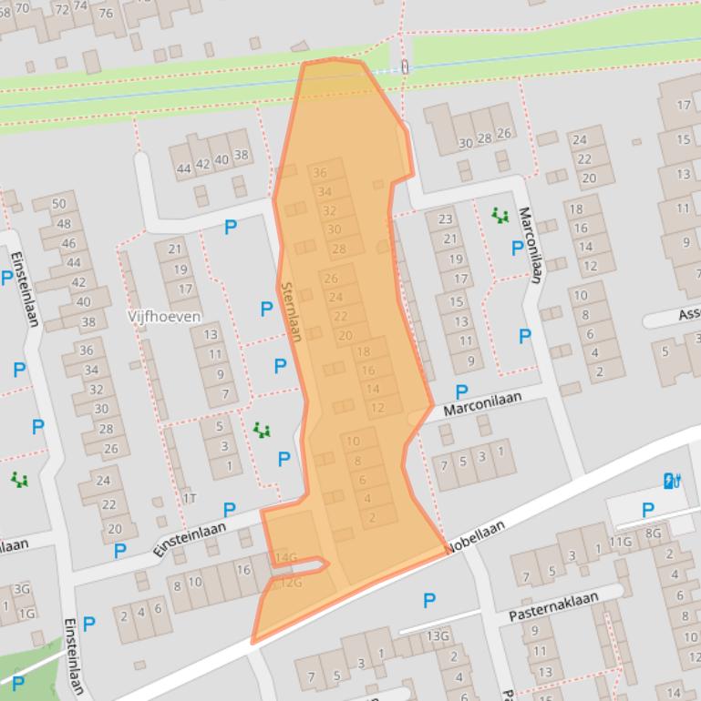 Kaart van postcodegebied 5251XD.