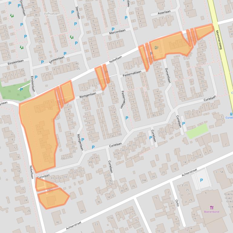 Kaart van postcodegebied 5251XK.