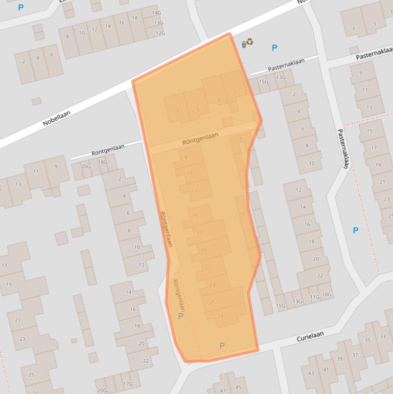 Kaart van postcodegebied 5251XN.