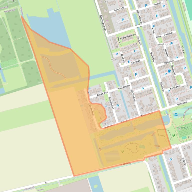 Kaart van postcodegebied 5251ZJ.