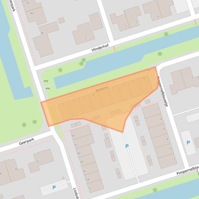 Kaart van postcodegebied 5251ZL.