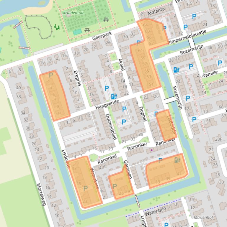 Kaart van postcodegebied 5251ZN.