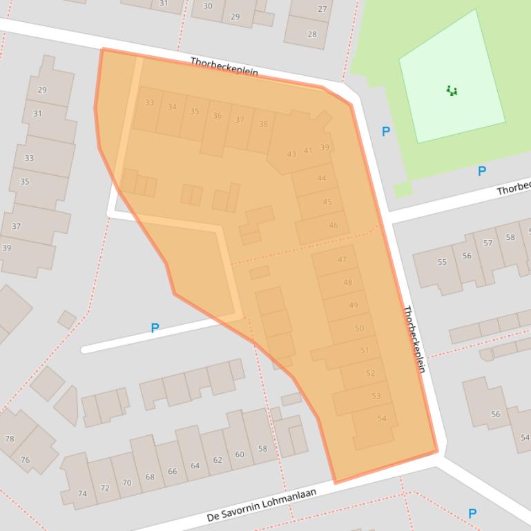 Kaart van postcodegebied 5252AB.