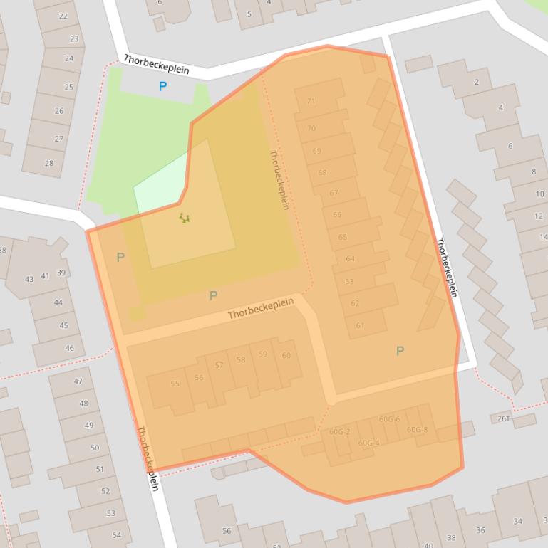 Kaart van postcodegebied 5252AC.