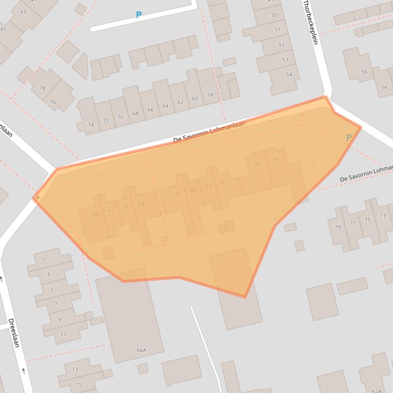 Kaart van postcodegebied 5252AG.