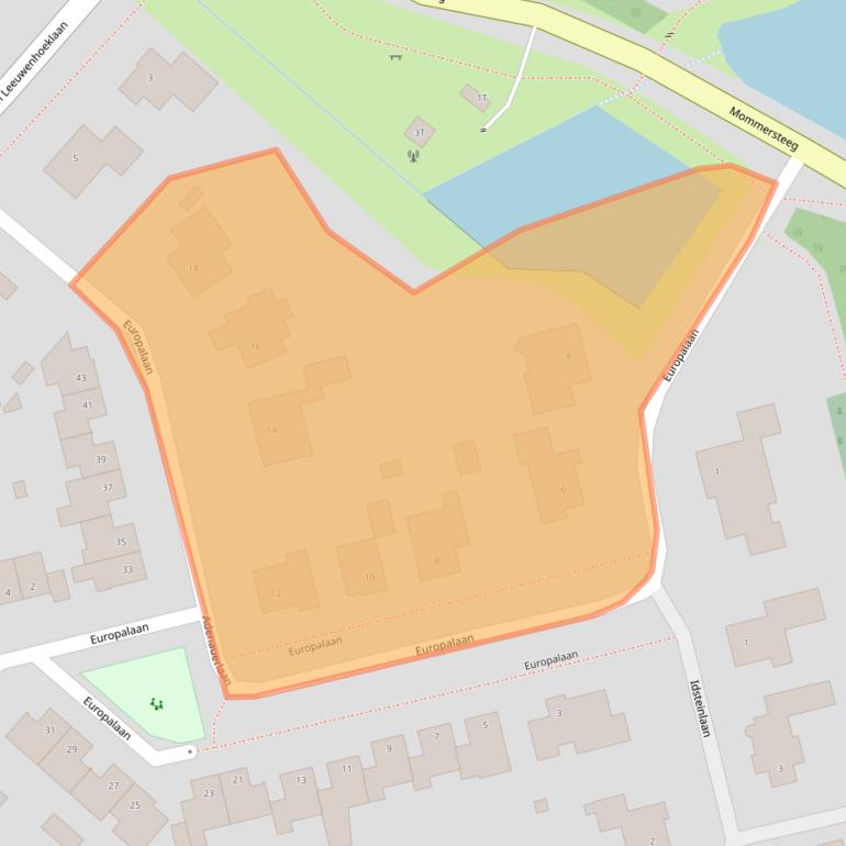 Kaart van postcodegebied 5252BB.