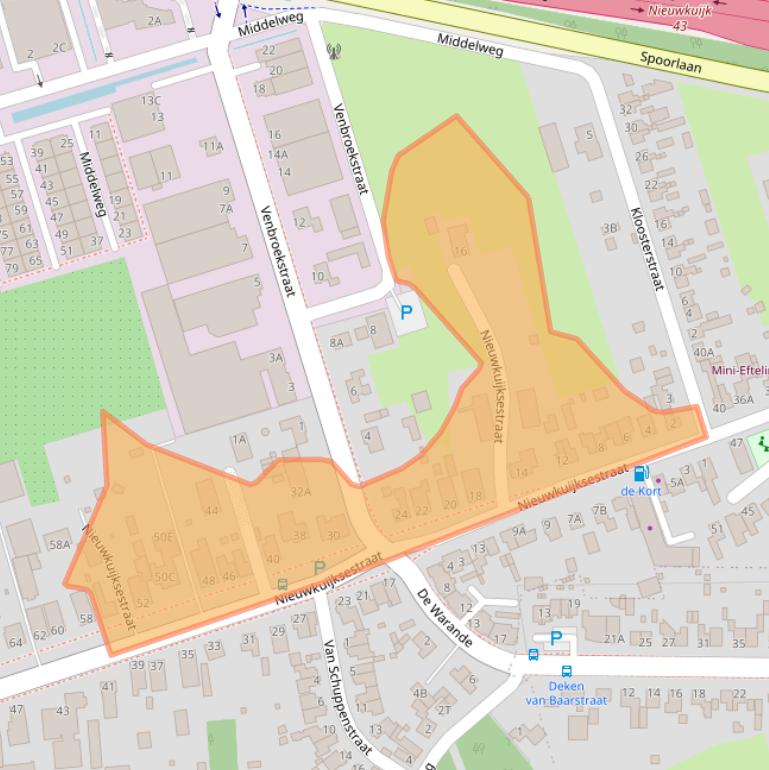 Kaart van postcodegebied 5253AH.