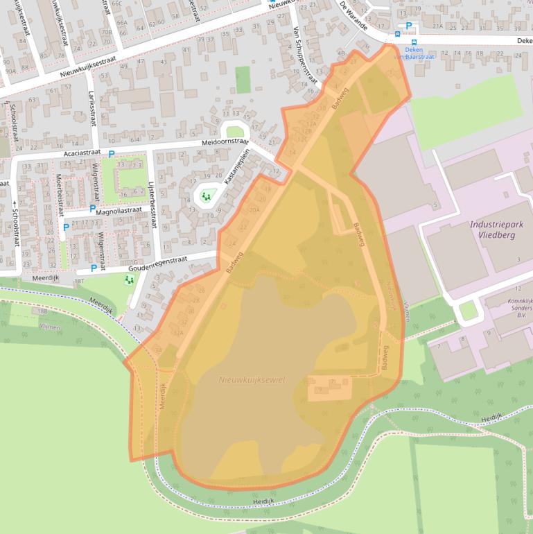 Kaart van postcodegebied 5253AV.