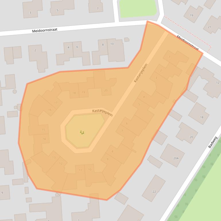 Kaart van postcodegebied 5253AW.