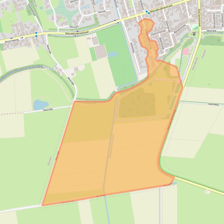 Kaart van postcodegebied 5253BV.
