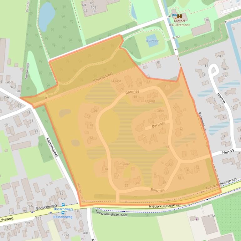 Kaart van postcodegebied 5253CX.