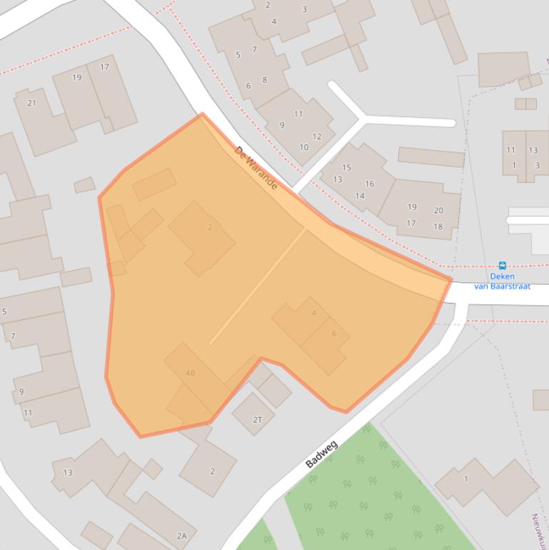 Kaart van postcodegebied 5253DA.