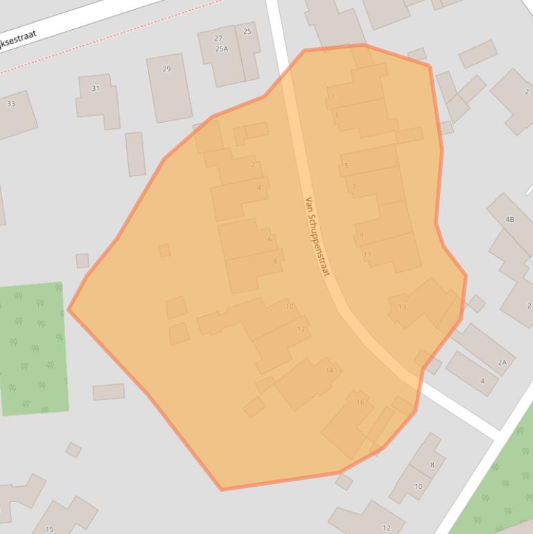 Kaart van postcodegebied 5253DD.