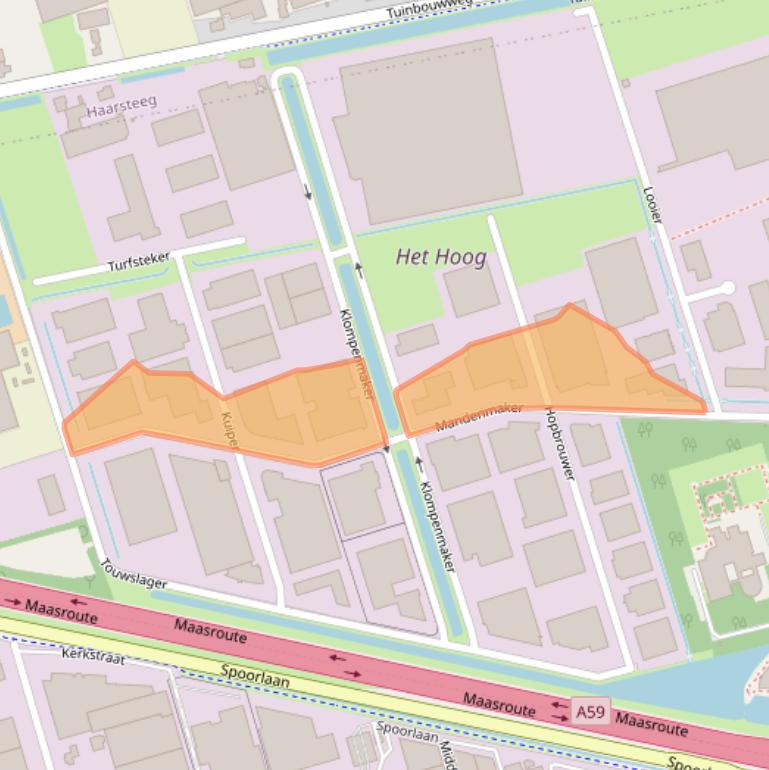 Kaart van postcodegebied 5253RC.