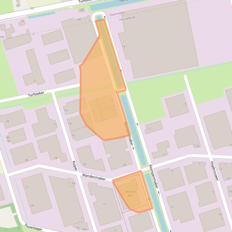 Kaart van postcodegebied 5253RG.