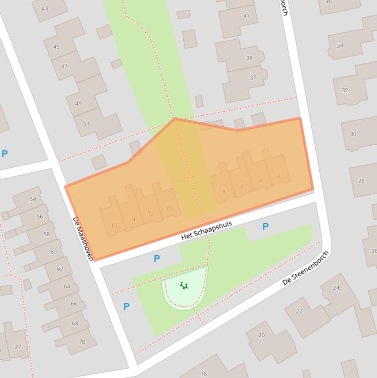 Kaart van postcodegebied 5253XM.