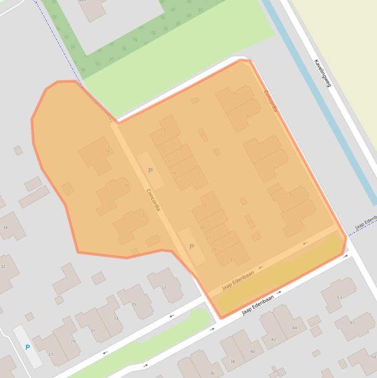 Kaart van postcodegebied 5254GJ.