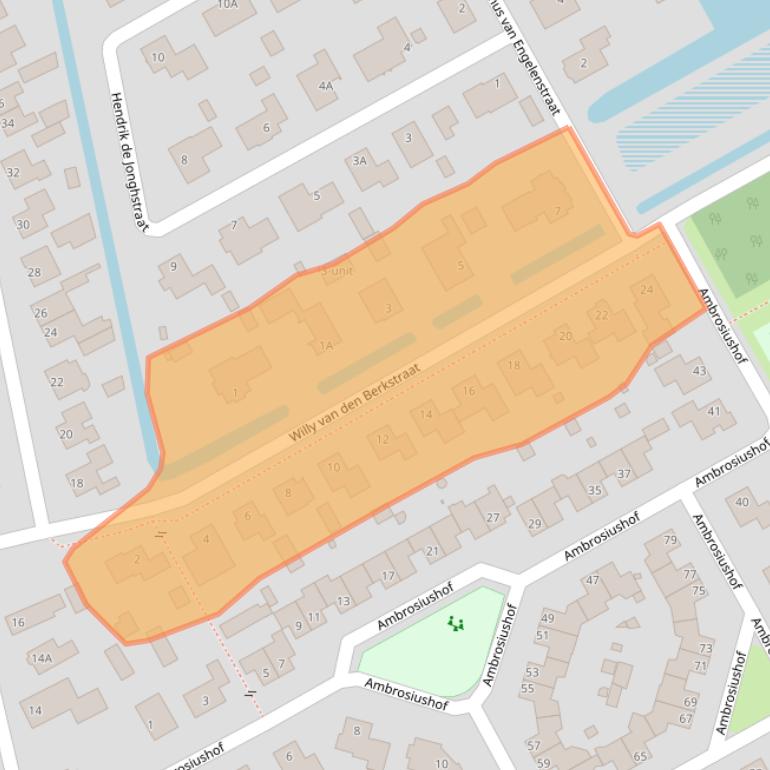 Kaart van postcodegebied 5254HC.