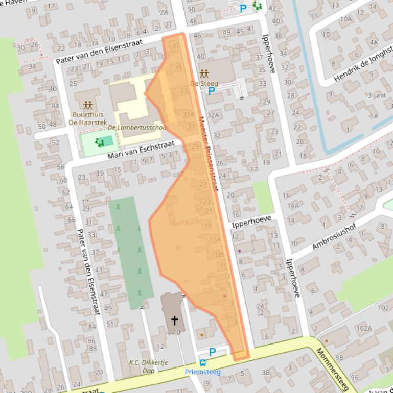 Kaart van postcodegebied 5254JB.