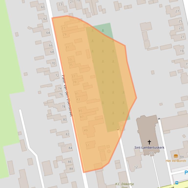 Kaart van postcodegebied 5254JH.